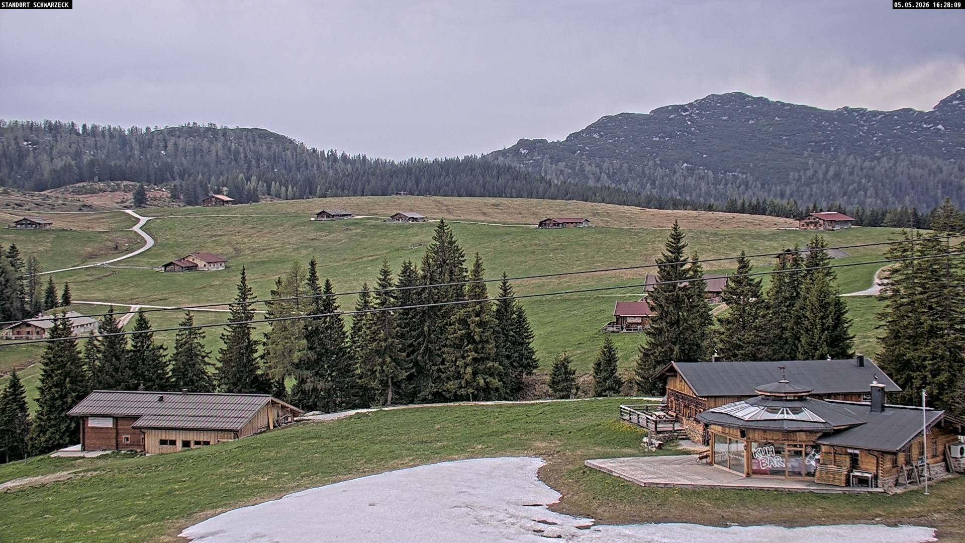 Archiv Foto Webcam Almenwelt Lofer: Rundwanderweg und Höhenloipe