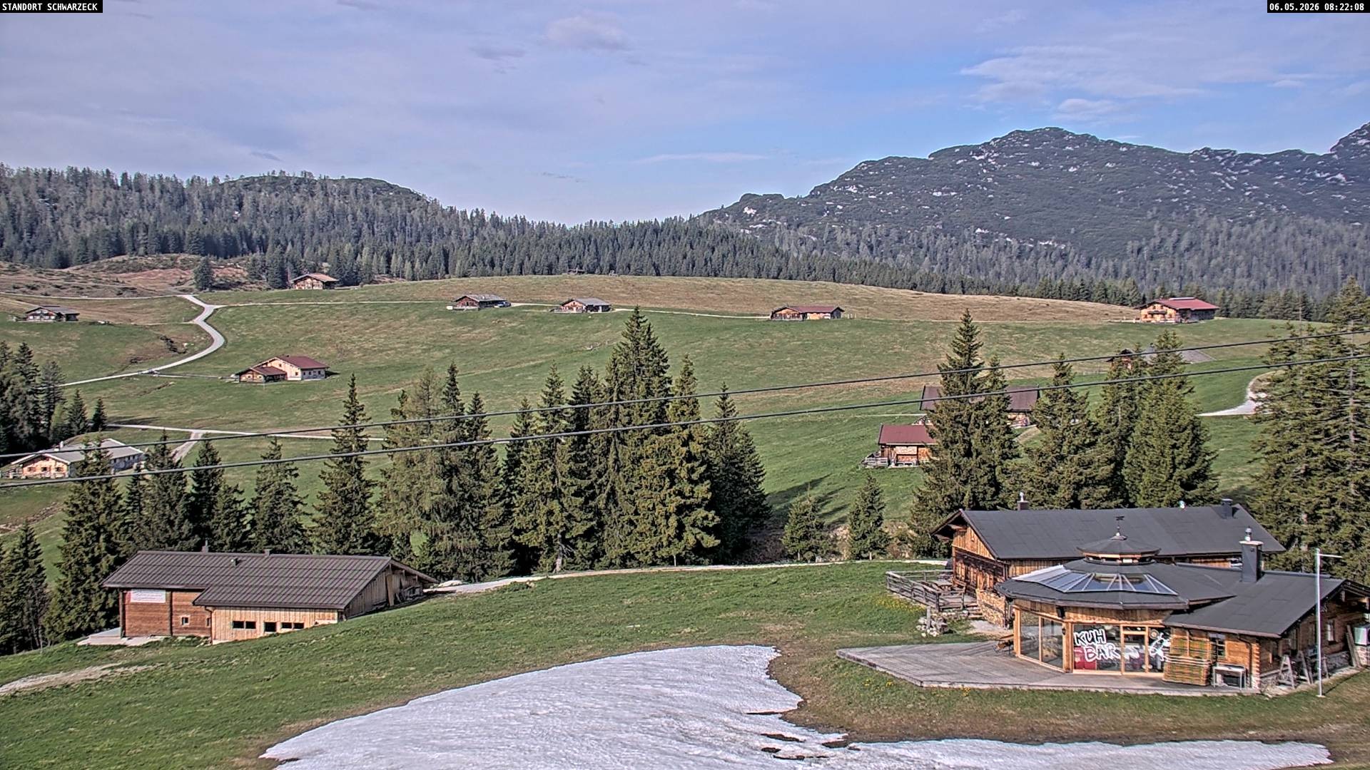 Archiv Foto Webcam Almenwelt Lofer: Rundwanderweg und Höhenloipe