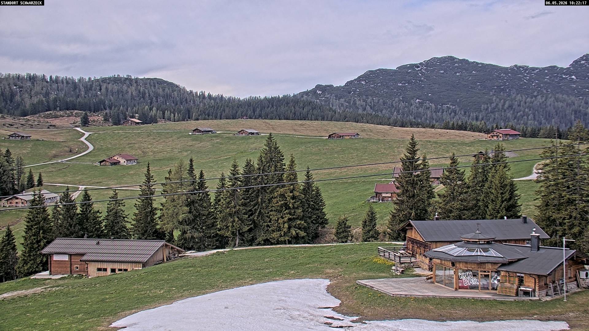 Archiv Foto Webcam Almenwelt Lofer: Rundwanderweg und Höhenloipe