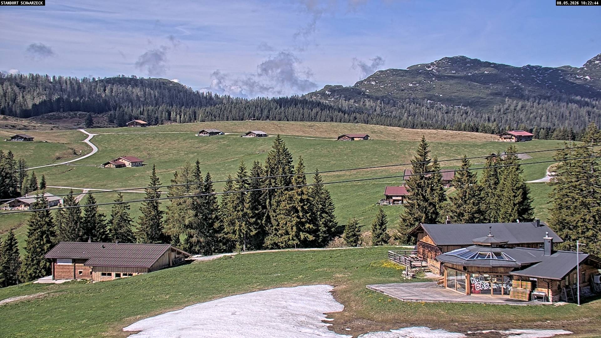 Archiv Foto Webcam Almenwelt Lofer: Rundwanderweg und Höhenloipe