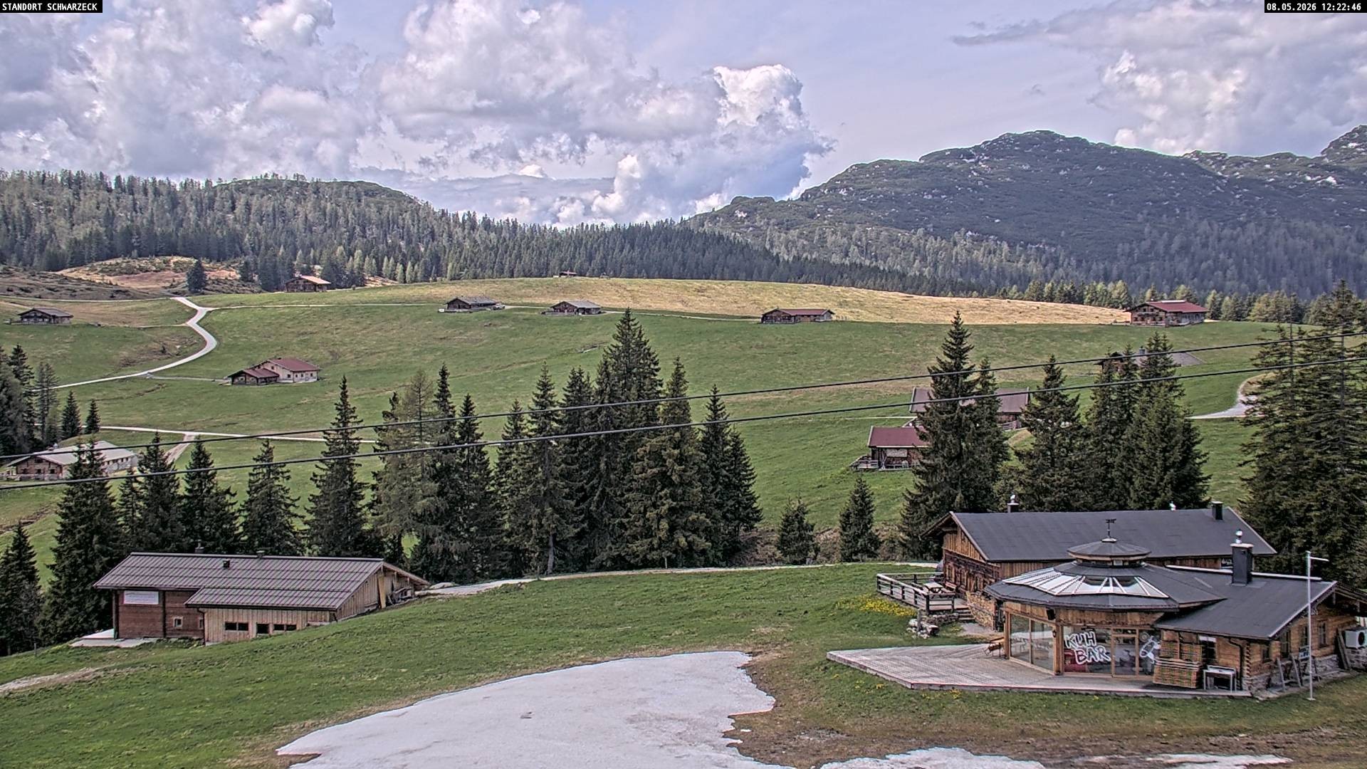 Archiv Foto Webcam Almenwelt Lofer: Rundwanderweg und Höhenloipe