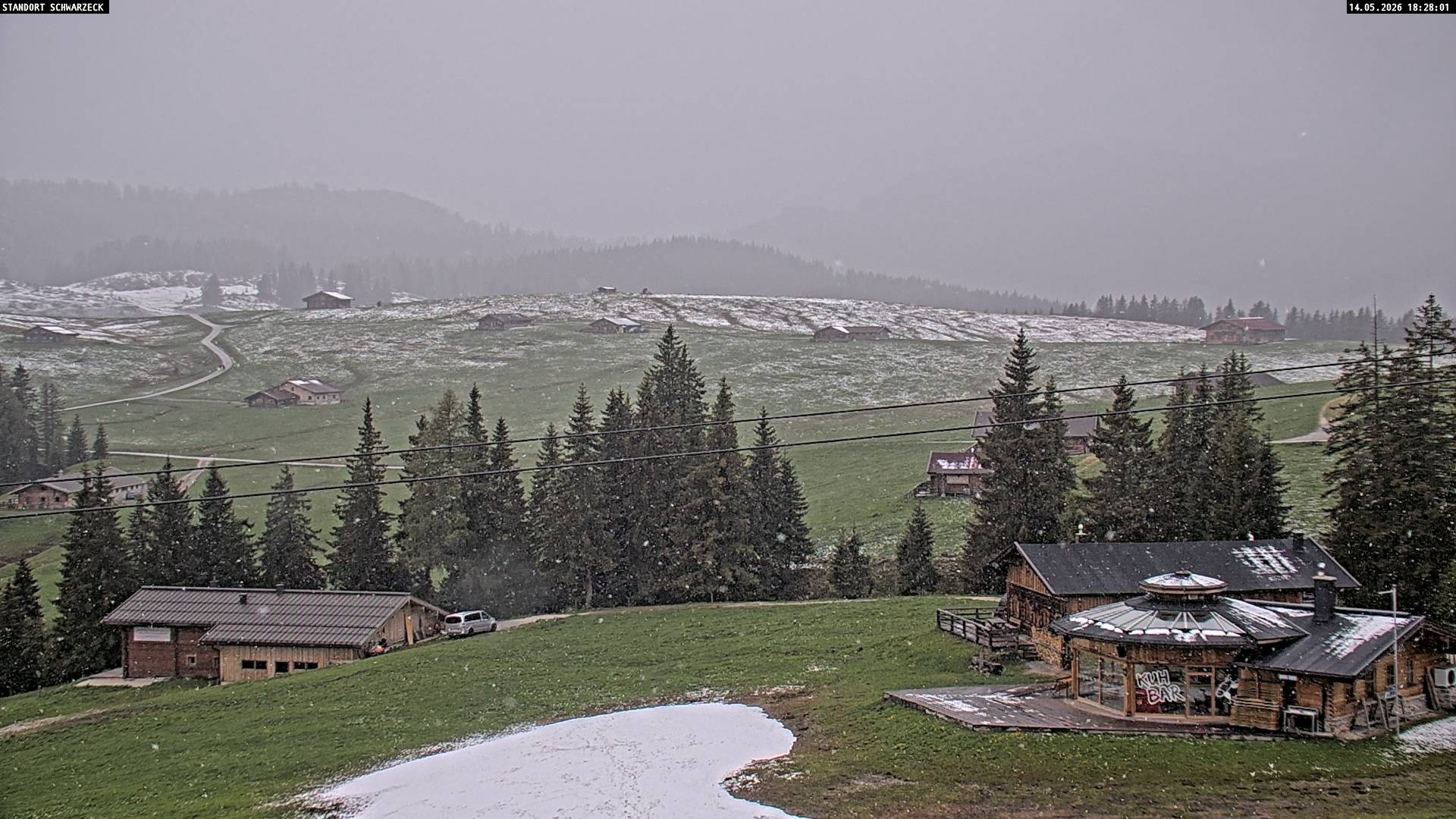 Archiv Foto Webcam Almenwelt Lofer: Rundwanderweg und Höhenloipe
