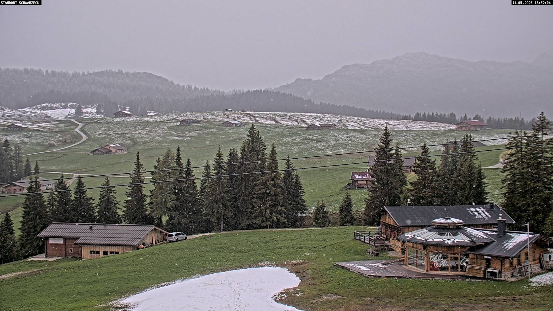 Archiv Foto Webcam Almenwelt Lofer: Rundwanderweg und Höhenloipe