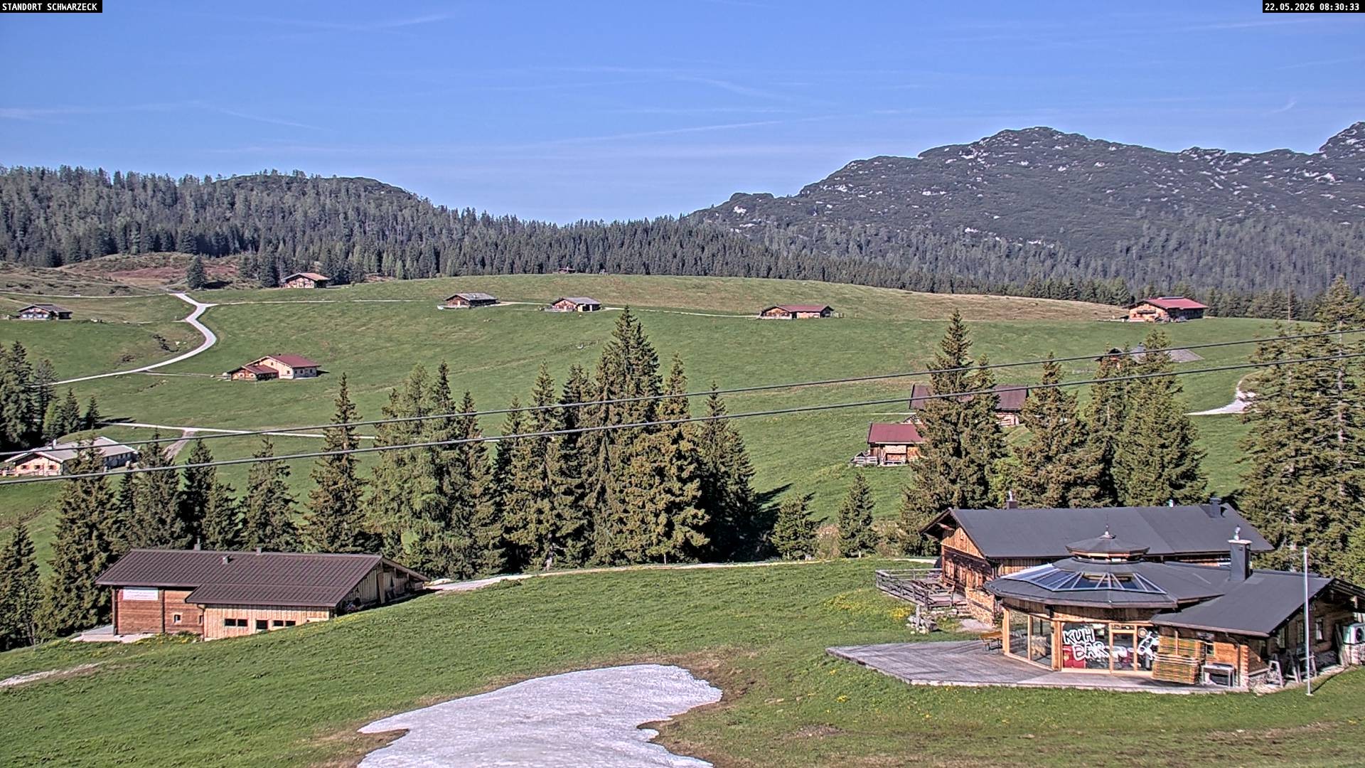Archiv Foto Webcam Almenwelt Lofer: Rundwanderweg und Höhenloipe