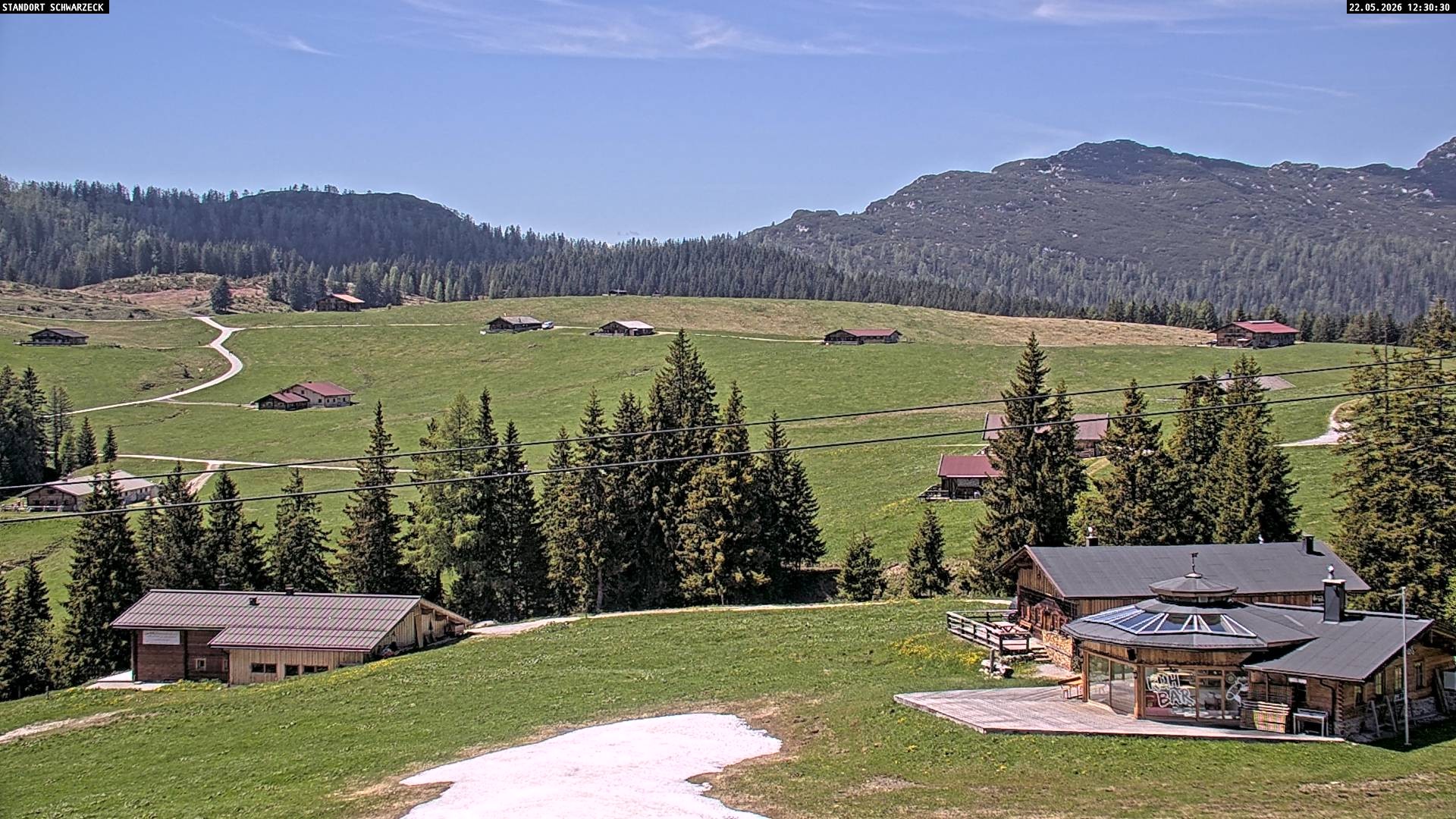 Archiv Foto Webcam Almenwelt Lofer: Rundwanderweg und Höhenloipe