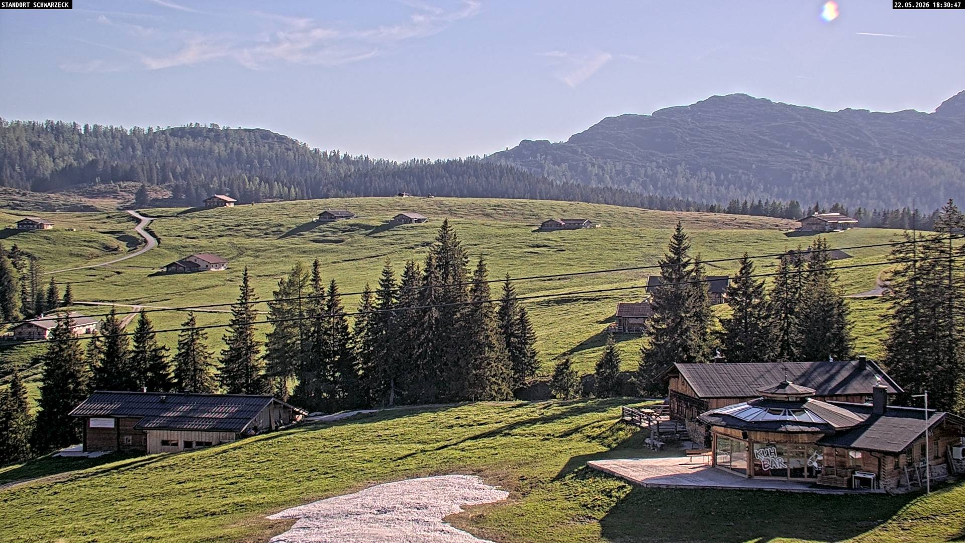 Archiv Foto Webcam Almenwelt Lofer: Rundwanderweg und Höhenloipe