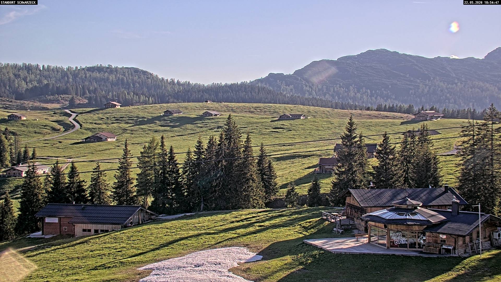 Archiv Foto Webcam Almenwelt Lofer: Rundwanderweg und Höhenloipe