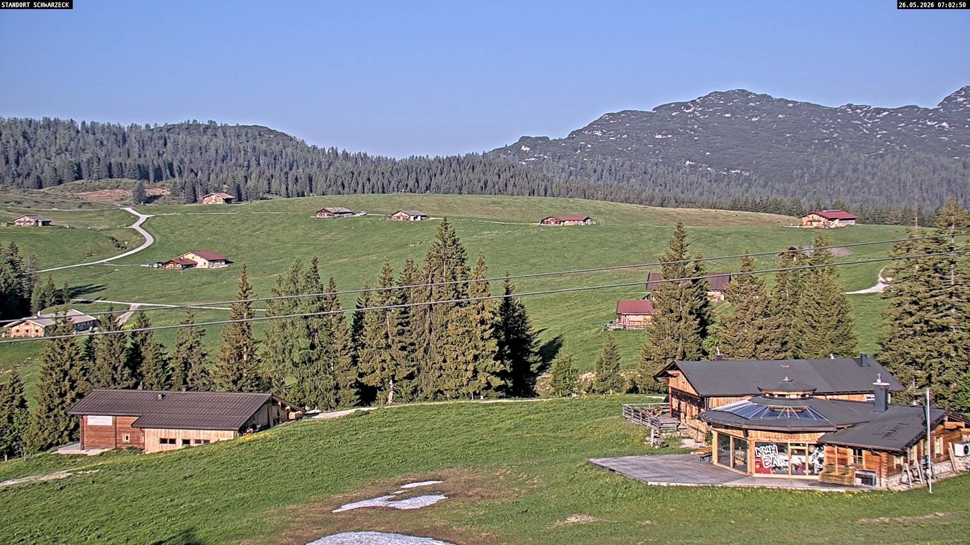 Archiv Foto Webcam Almenwelt Lofer: Rundwanderweg und Höhenloipe