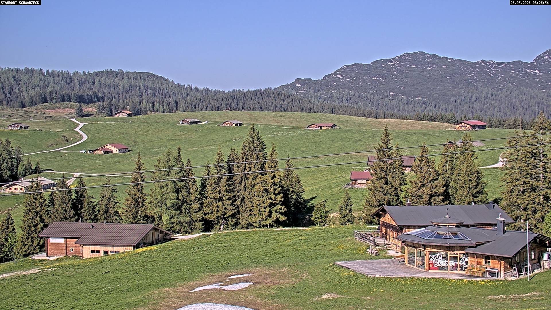 Archiv Foto Webcam Almenwelt Lofer: Rundwanderweg und Höhenloipe