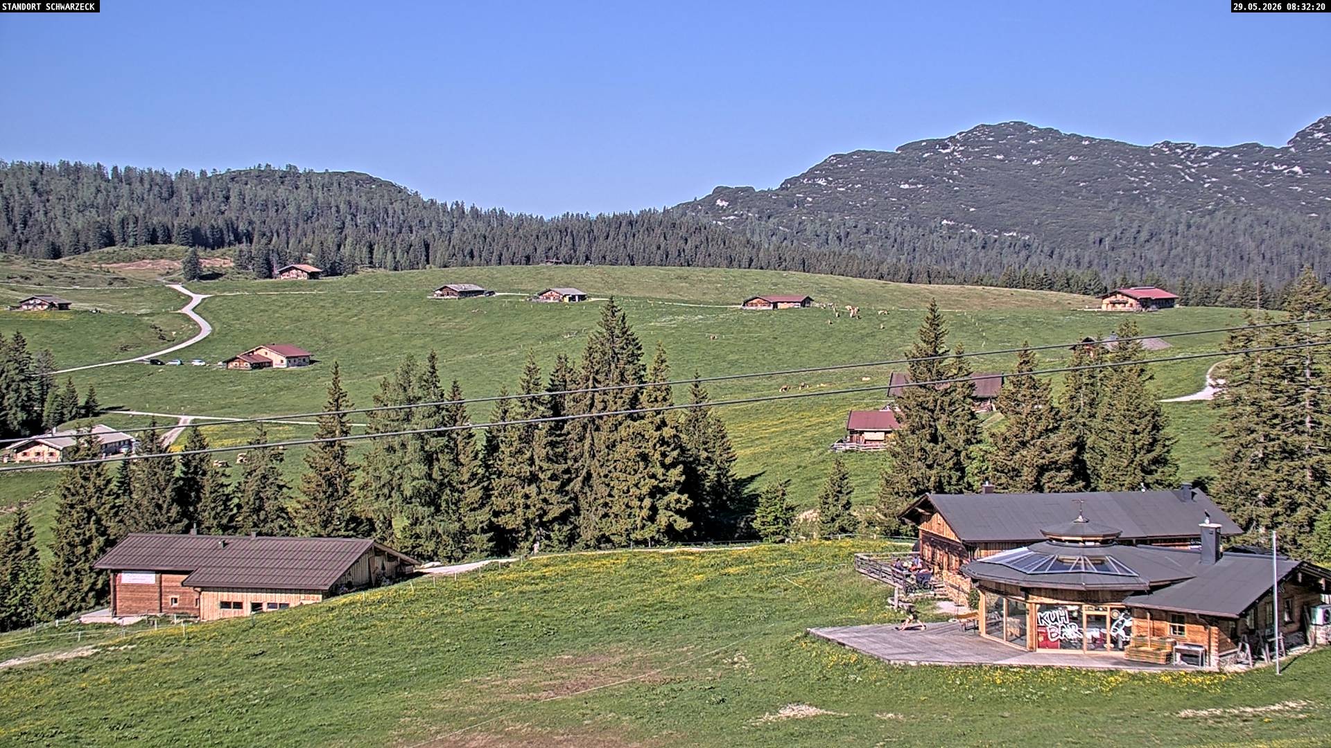 Archiv Foto Webcam Almenwelt Lofer: Rundwanderweg und Höhenloipe