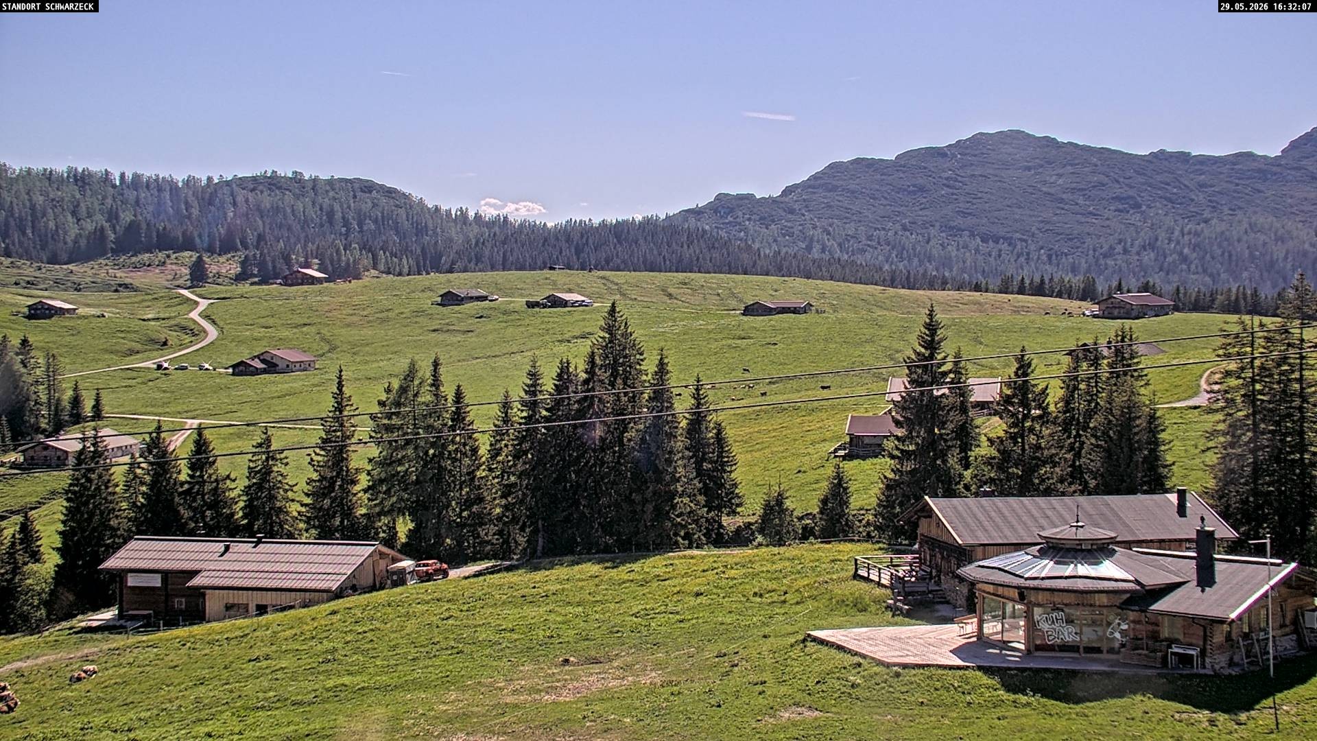 Archiv Foto Webcam Almenwelt Lofer: Rundwanderweg und Höhenloipe
