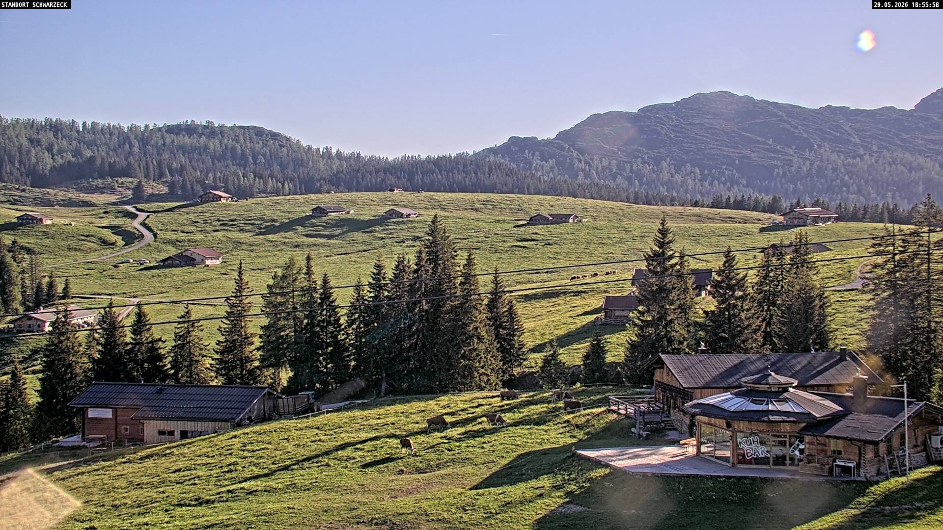 Archiv Foto Webcam Almenwelt Lofer: Rundwanderweg und Höhenloipe