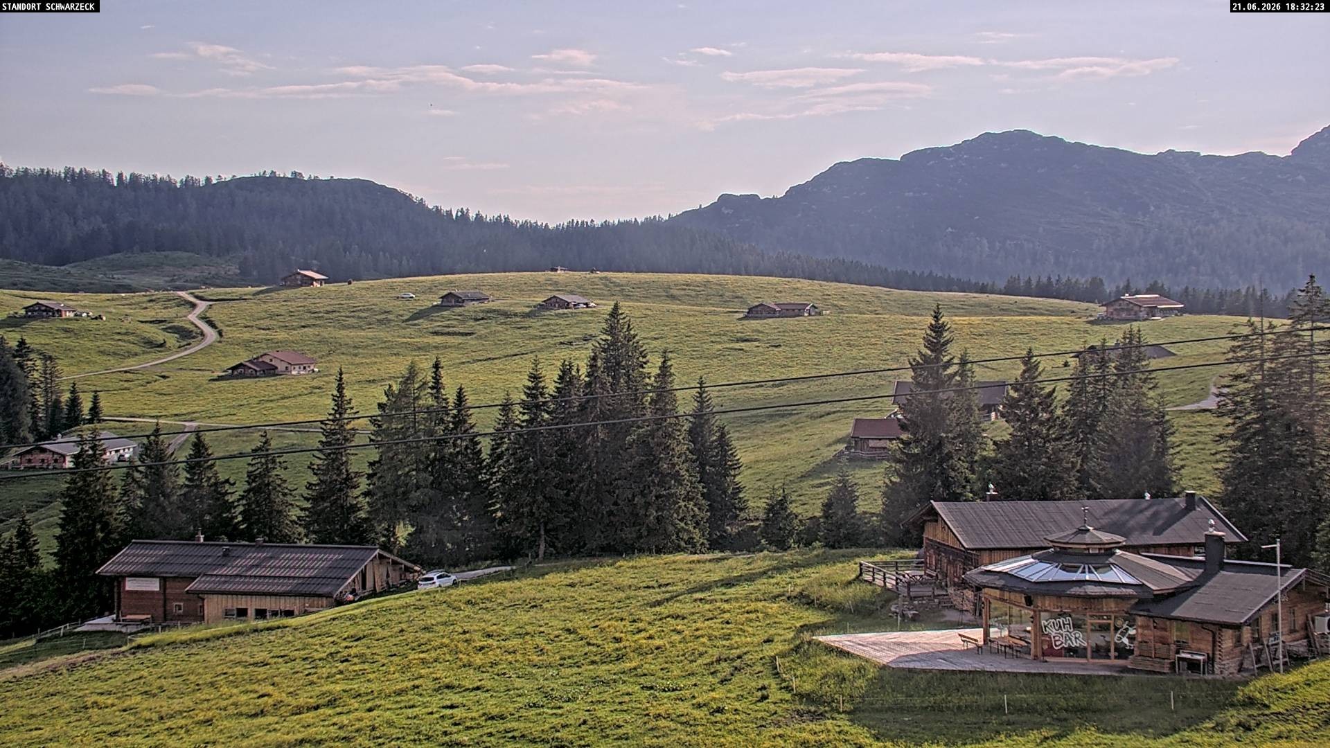 Archiv Foto Webcam Almenwelt Lofer: Rundwanderweg und Höhenloipe