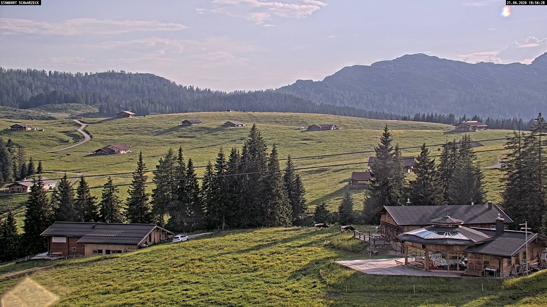 Archiv Foto Webcam Almenwelt Lofer: Rundwanderweg und Höhenloipe