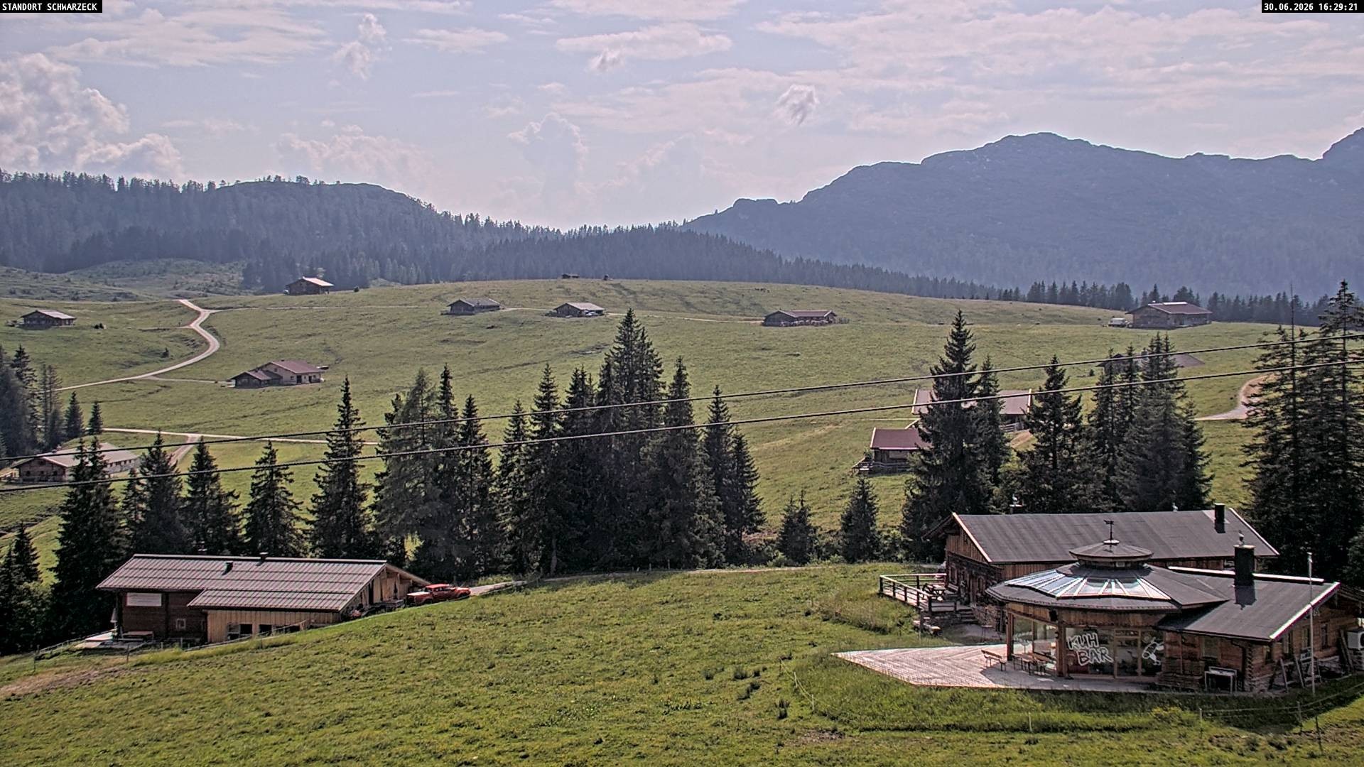 Archiv Foto Webcam Almenwelt Lofer: Rundwanderweg und Höhenloipe