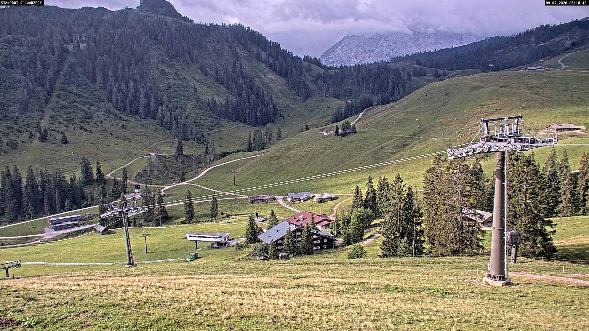 Archiv Foto Webcam Almenwelt Lofer: Rundwanderweg und Höhenloipe