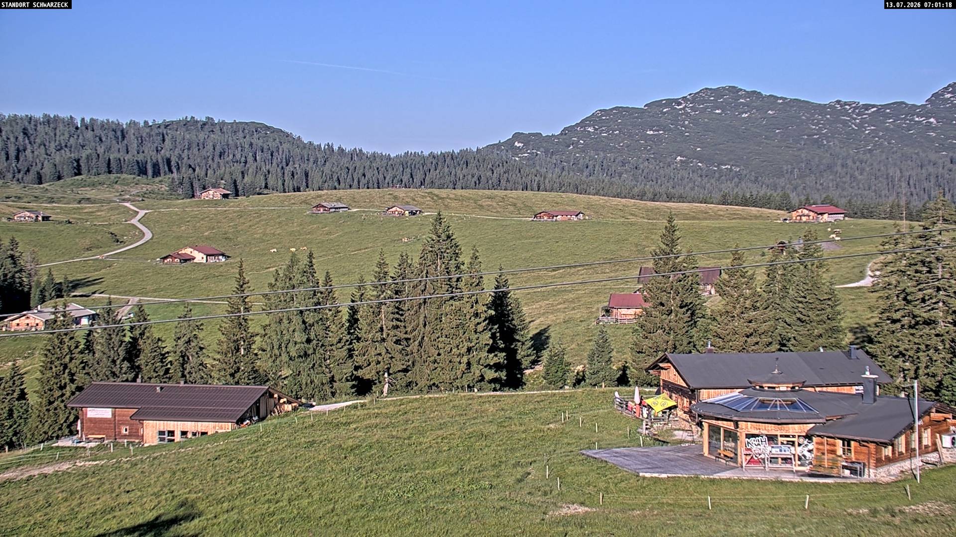 Archiv Foto Webcam Almenwelt Lofer: Rundwanderweg und Höhenloipe