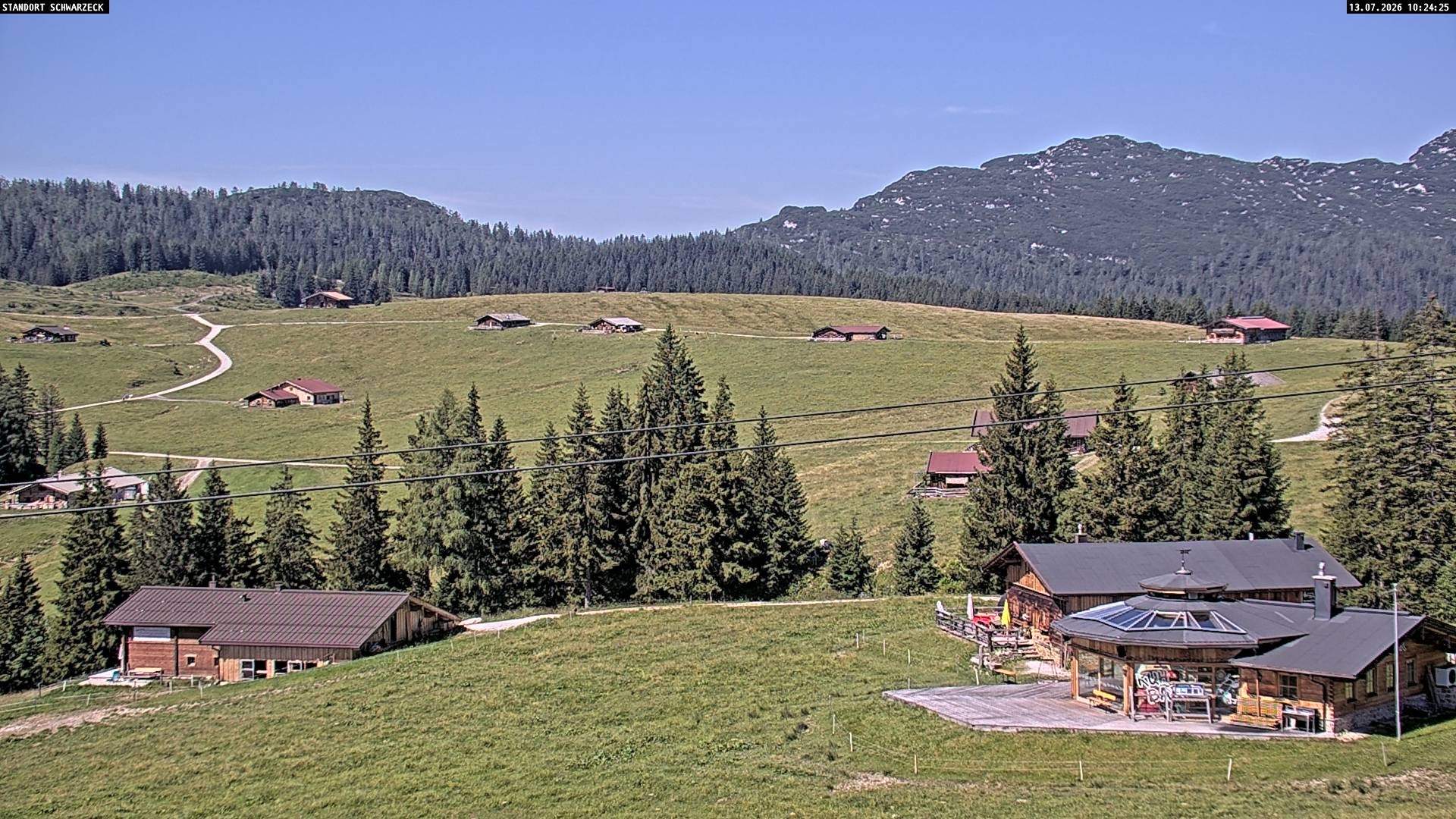Archiv Foto Webcam Almenwelt Lofer: Rundwanderweg und Höhenloipe