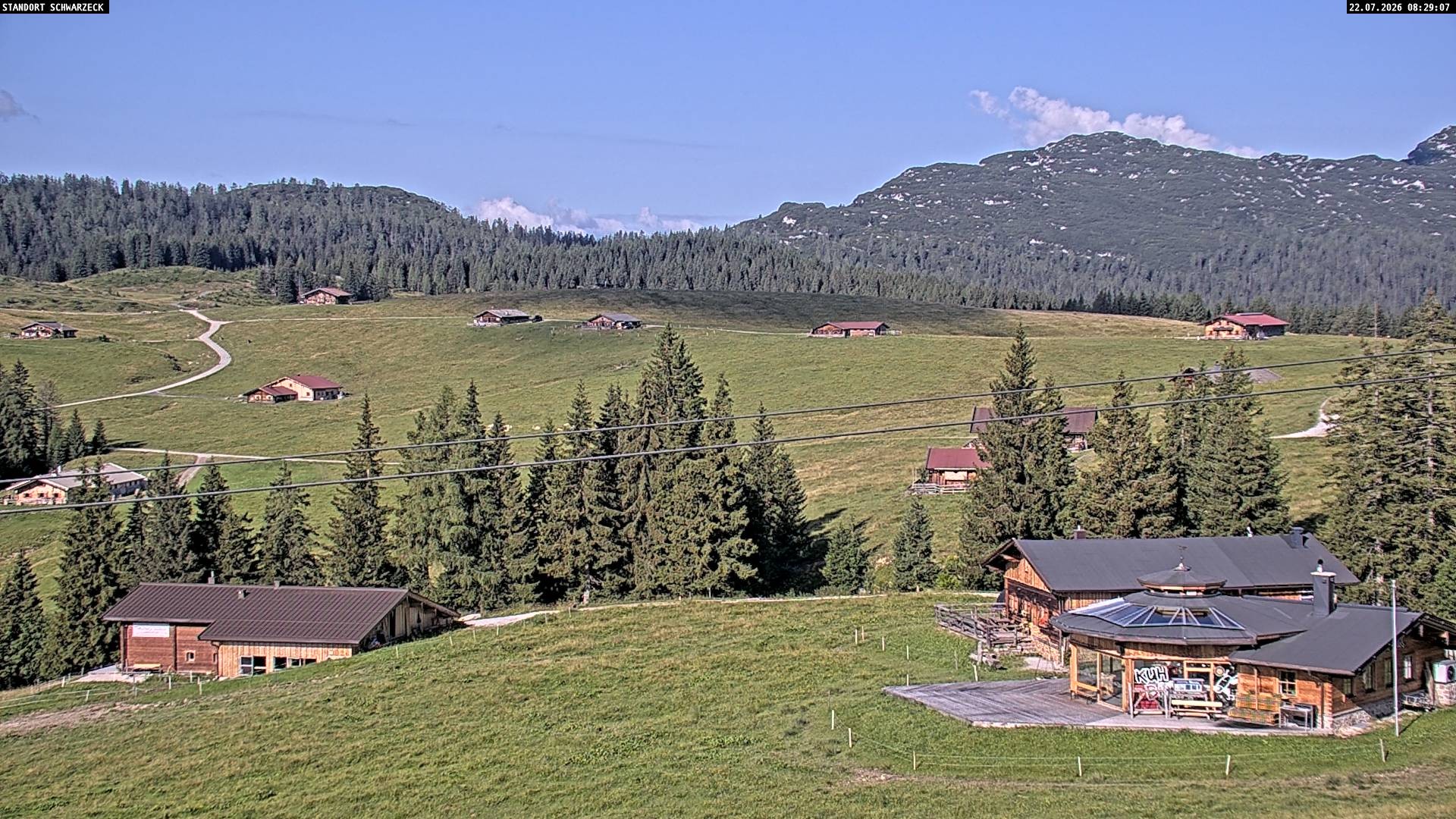 Archiv Foto Webcam Almenwelt Lofer: Rundwanderweg und Höhenloipe