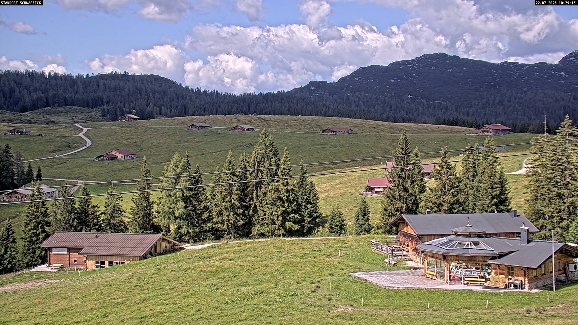 Archiv Foto Webcam Almenwelt Lofer: Rundwanderweg und Höhenloipe