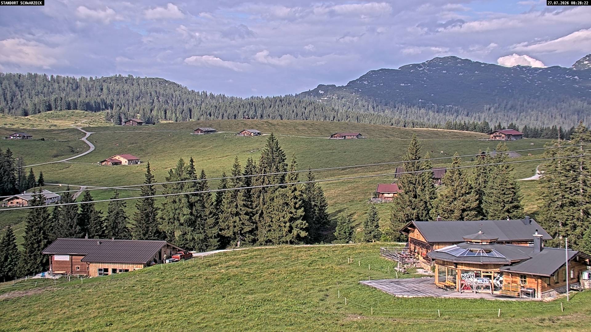 Archiv Foto Webcam Almenwelt Lofer: Rundwanderweg und Höhenloipe