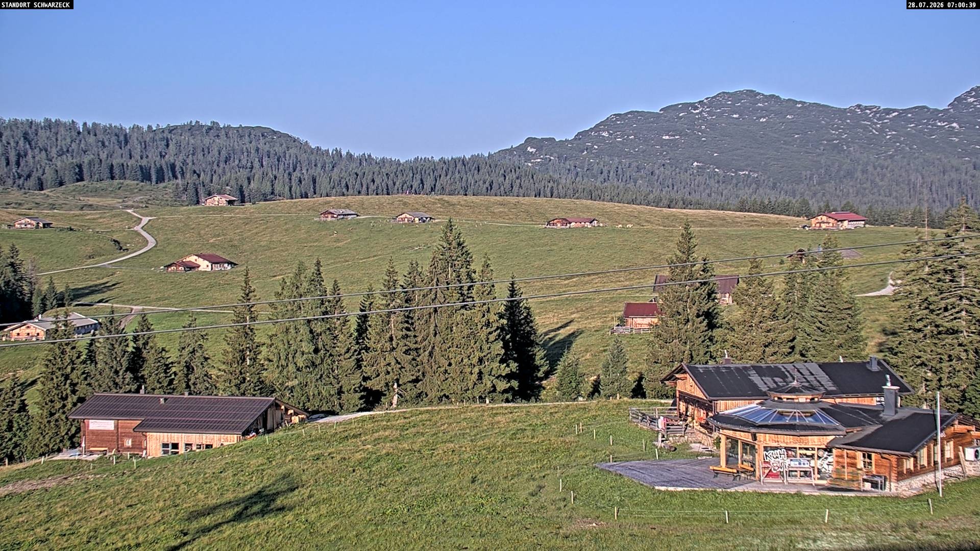 Archiv Foto Webcam Almenwelt Lofer: Rundwanderweg und Höhenloipe