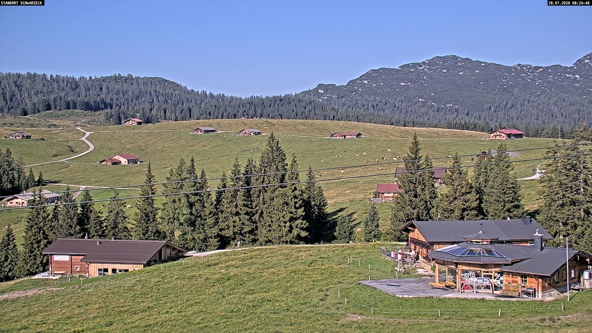 Archiv Foto Webcam Almenwelt Lofer: Rundwanderweg und Höhenloipe