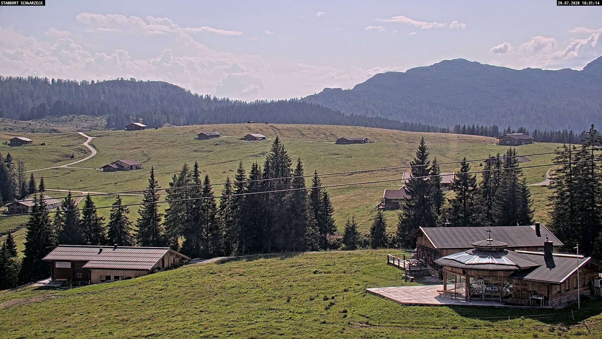 Archiv Foto Webcam Almenwelt Lofer: Rundwanderweg und Höhenloipe
