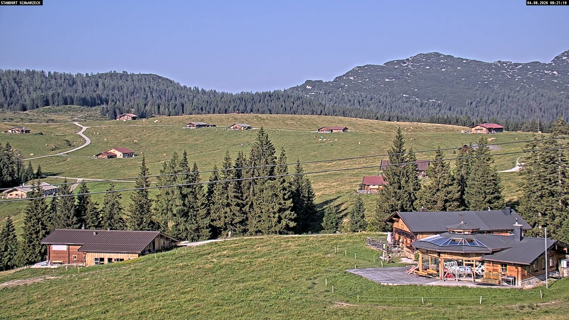Archiv Foto Webcam Almenwelt Lofer: Rundwanderweg und Höhenloipe