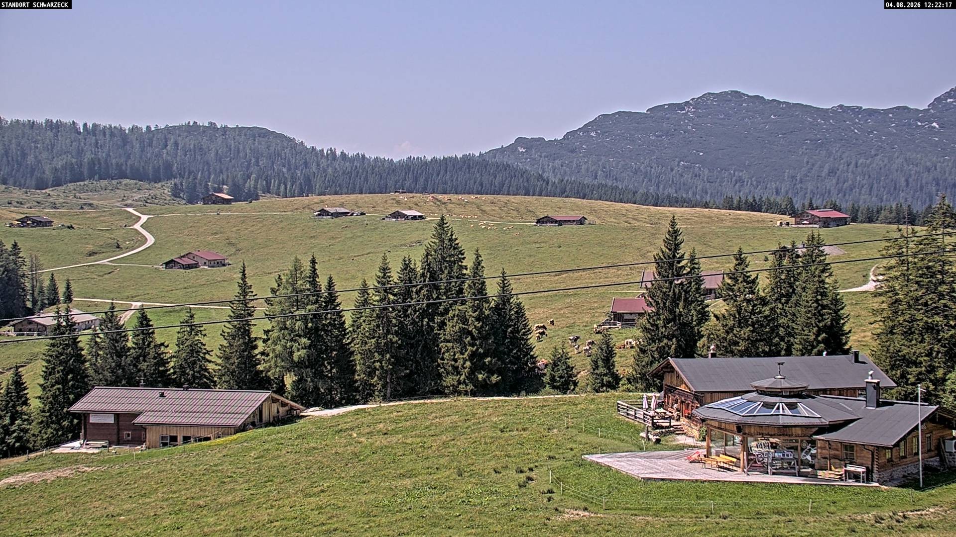 Archiv Foto Webcam Almenwelt Lofer: Rundwanderweg und Höhenloipe