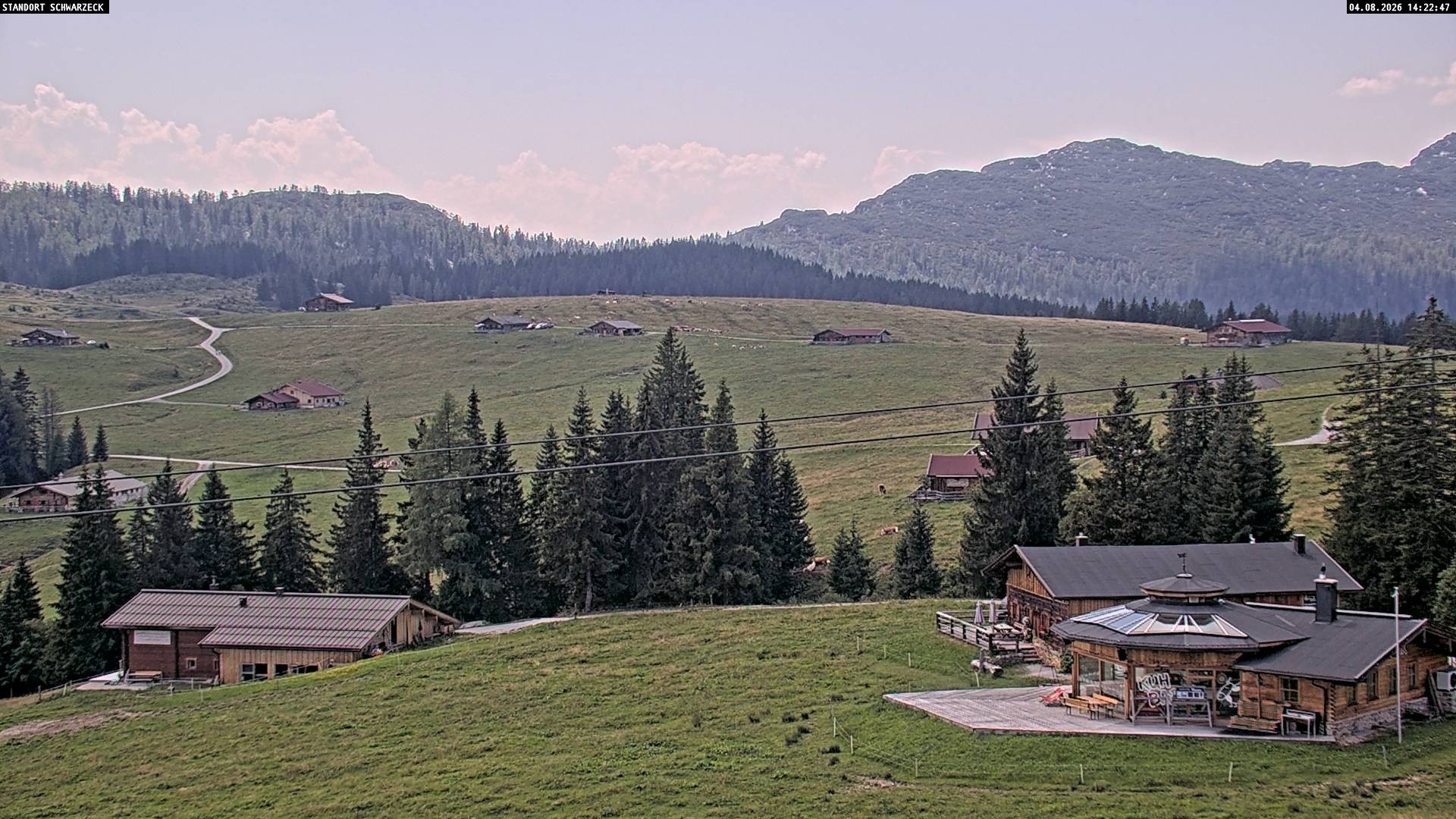 Archiv Foto Webcam Almenwelt Lofer: Rundwanderweg und Höhenloipe