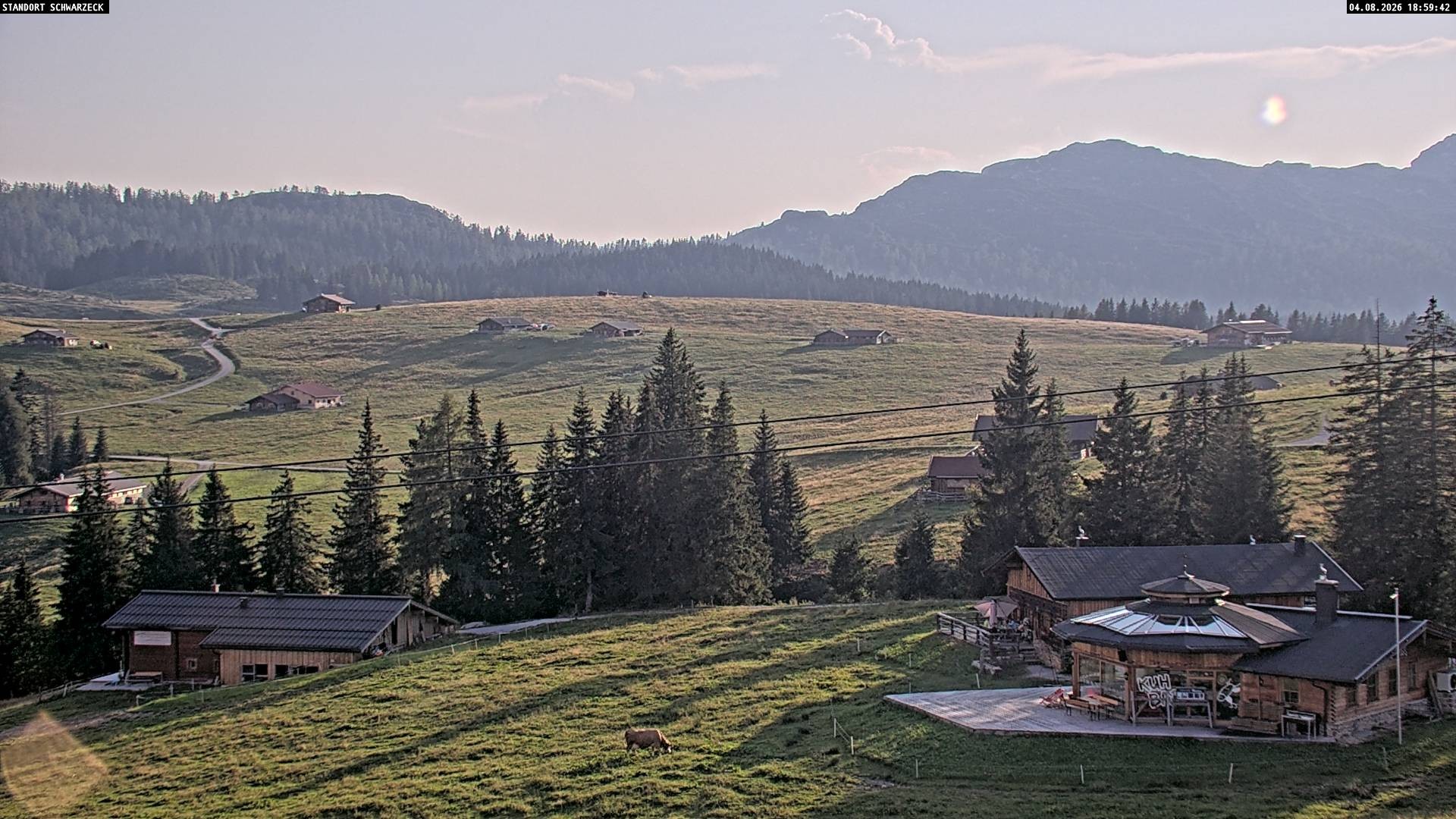 Archiv Foto Webcam Almenwelt Lofer: Rundwanderweg und Höhenloipe