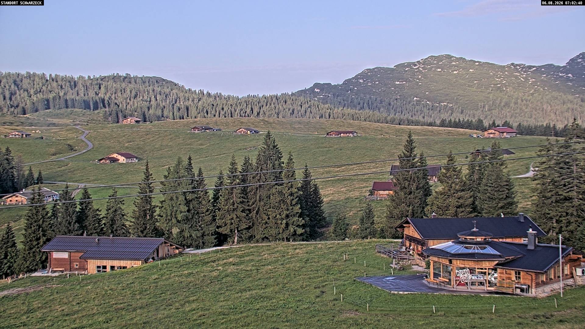 Archiv Foto Webcam Almenwelt Lofer: Rundwanderweg und Höhenloipe