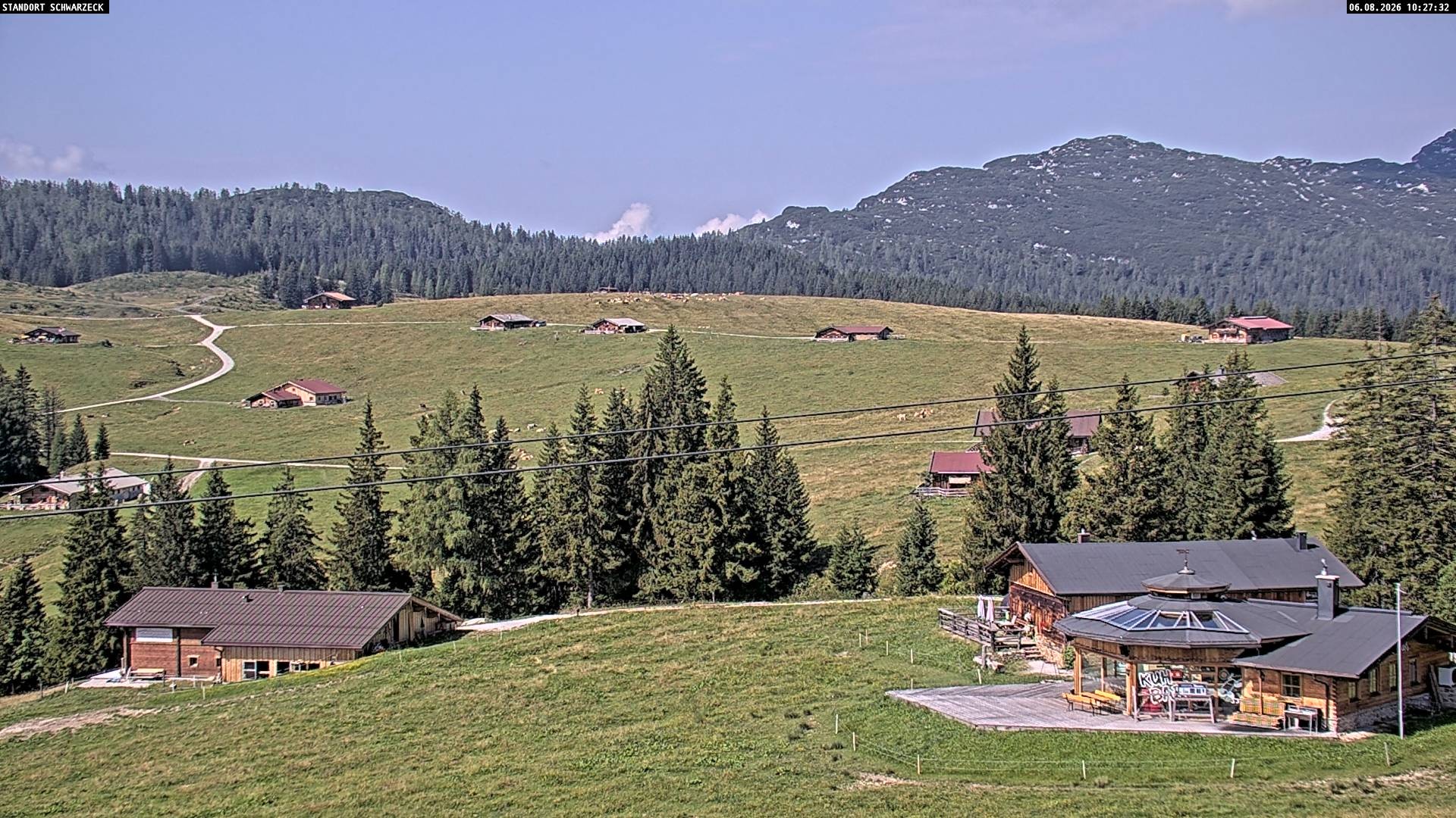 Archiv Foto Webcam Almenwelt Lofer: Rundwanderweg und Höhenloipe