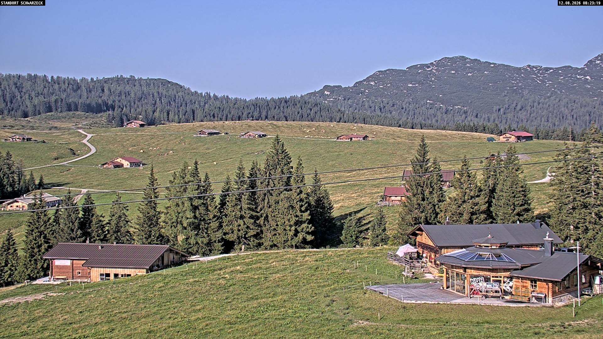 Archiv Foto Webcam Almenwelt Lofer: Rundwanderweg und Höhenloipe