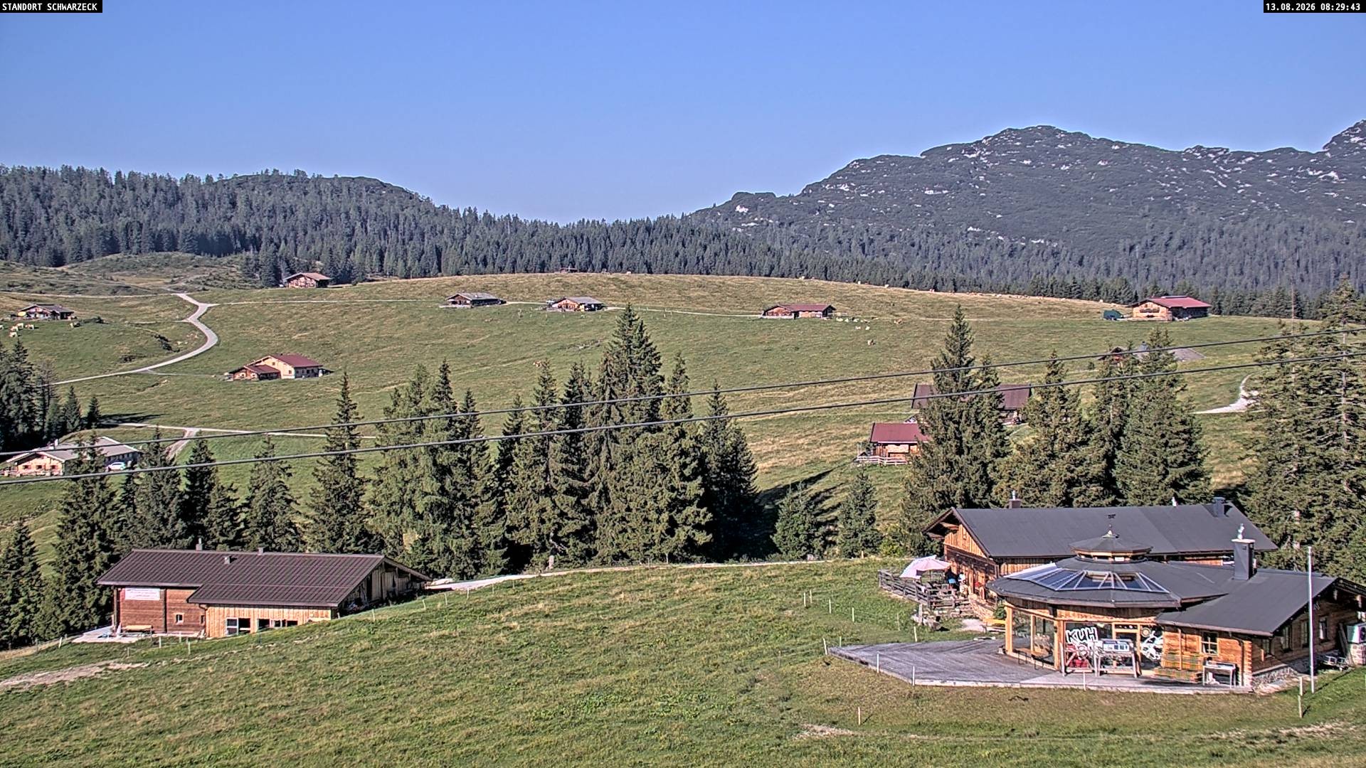 Archiv Foto Webcam Almenwelt Lofer: Rundwanderweg und Höhenloipe