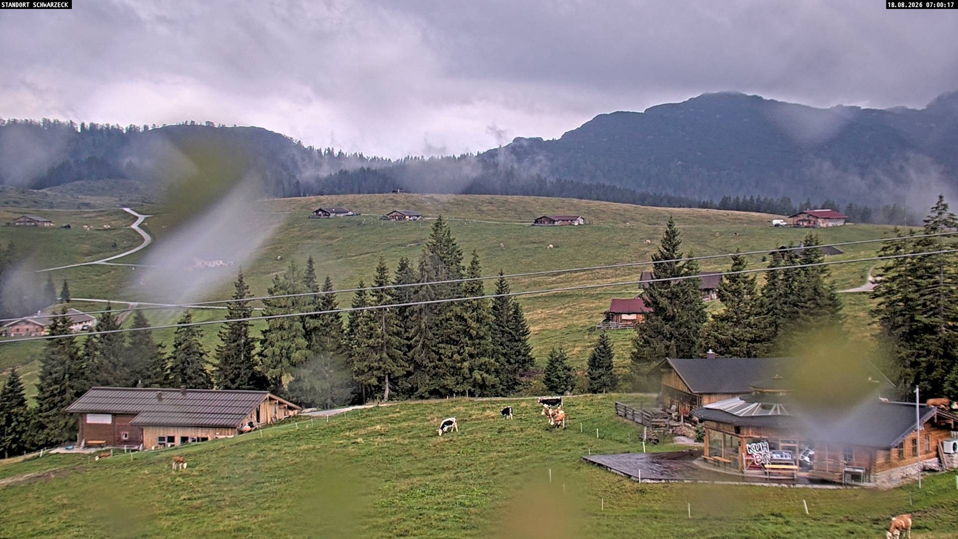 Archiv Foto Webcam Almenwelt Lofer: Rundwanderweg und Höhenloipe