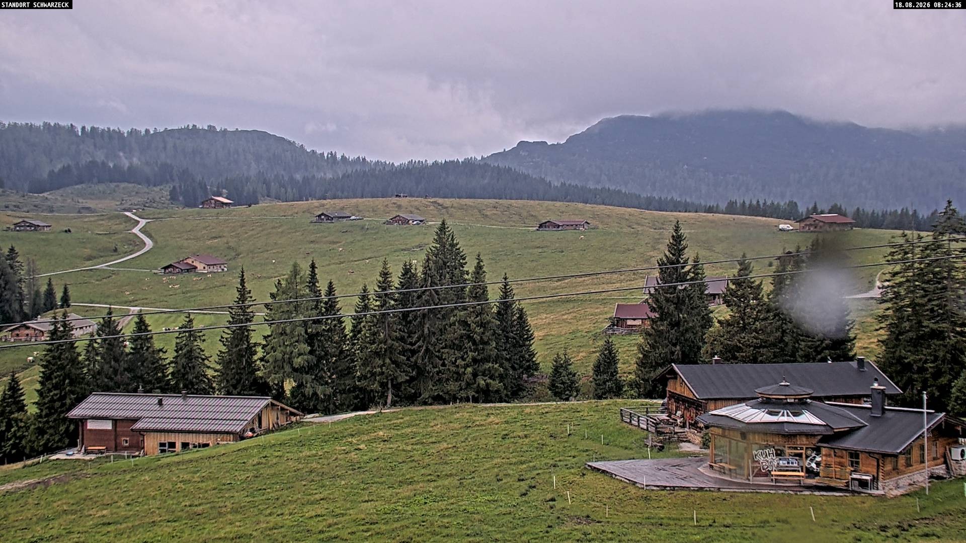 Archiv Foto Webcam Almenwelt Lofer: Rundwanderweg und Höhenloipe