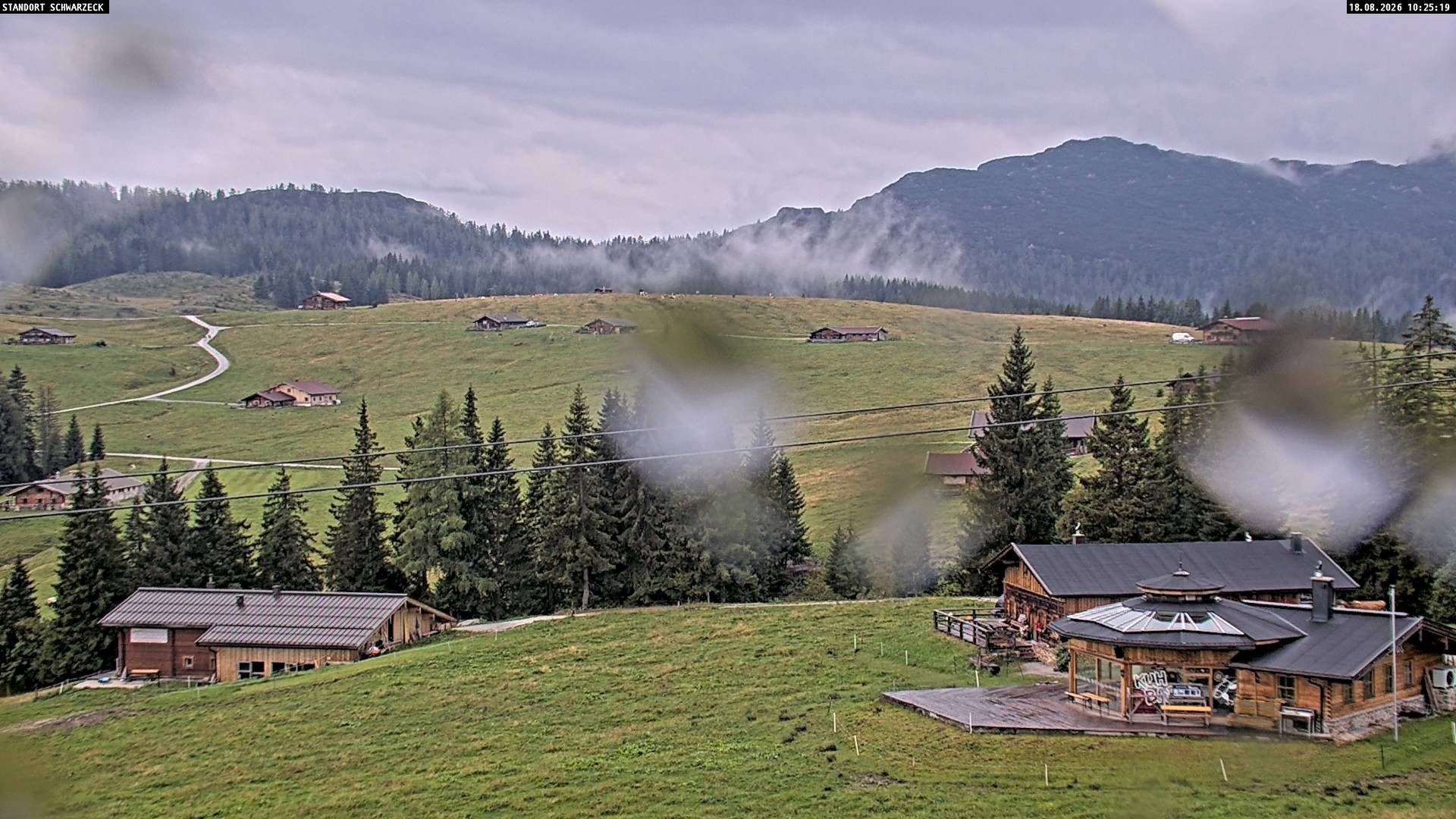 Archiv Foto Webcam Almenwelt Lofer: Rundwanderweg und Höhenloipe
