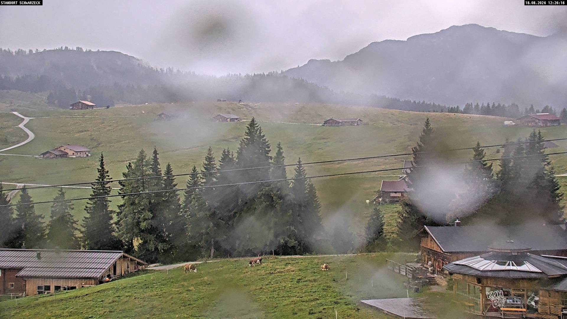 Archived image Webcam Almenwelt Lofer: hiking trail and cross country skiing trail