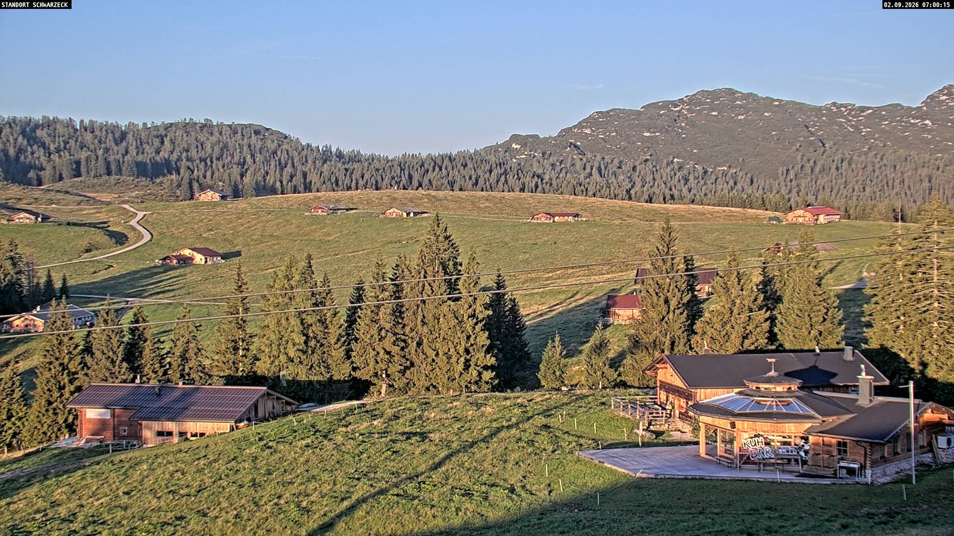 Archiv Foto Webcam Almenwelt Lofer: Rundwanderweg und Höhenloipe