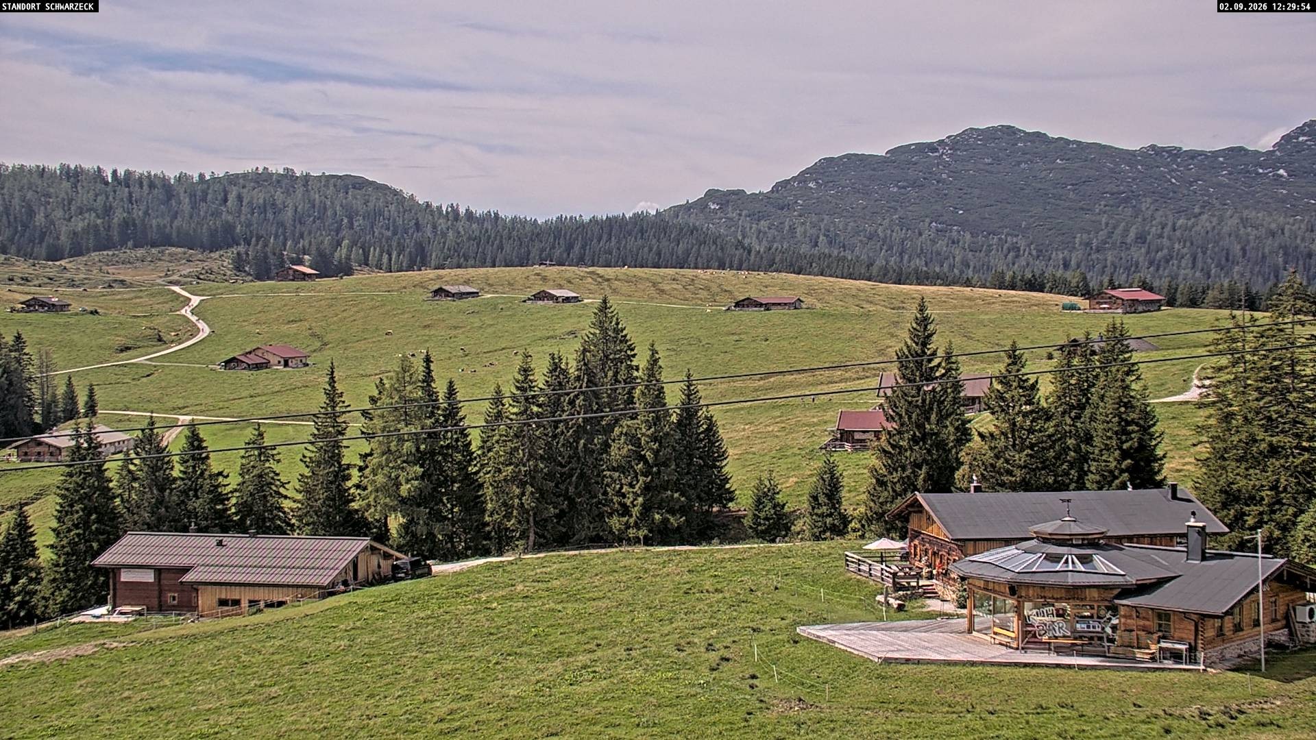 Archiv Foto Webcam Almenwelt Lofer: Rundwanderweg und Höhenloipe