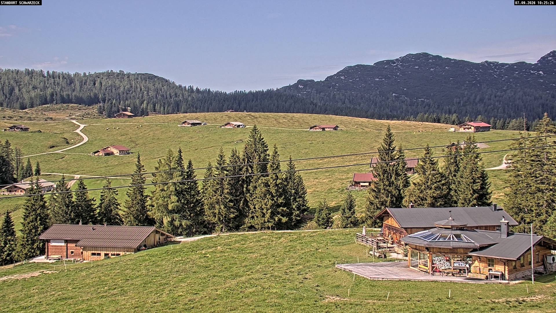 Archiv Foto Webcam Almenwelt Lofer: Rundwanderweg und Höhenloipe