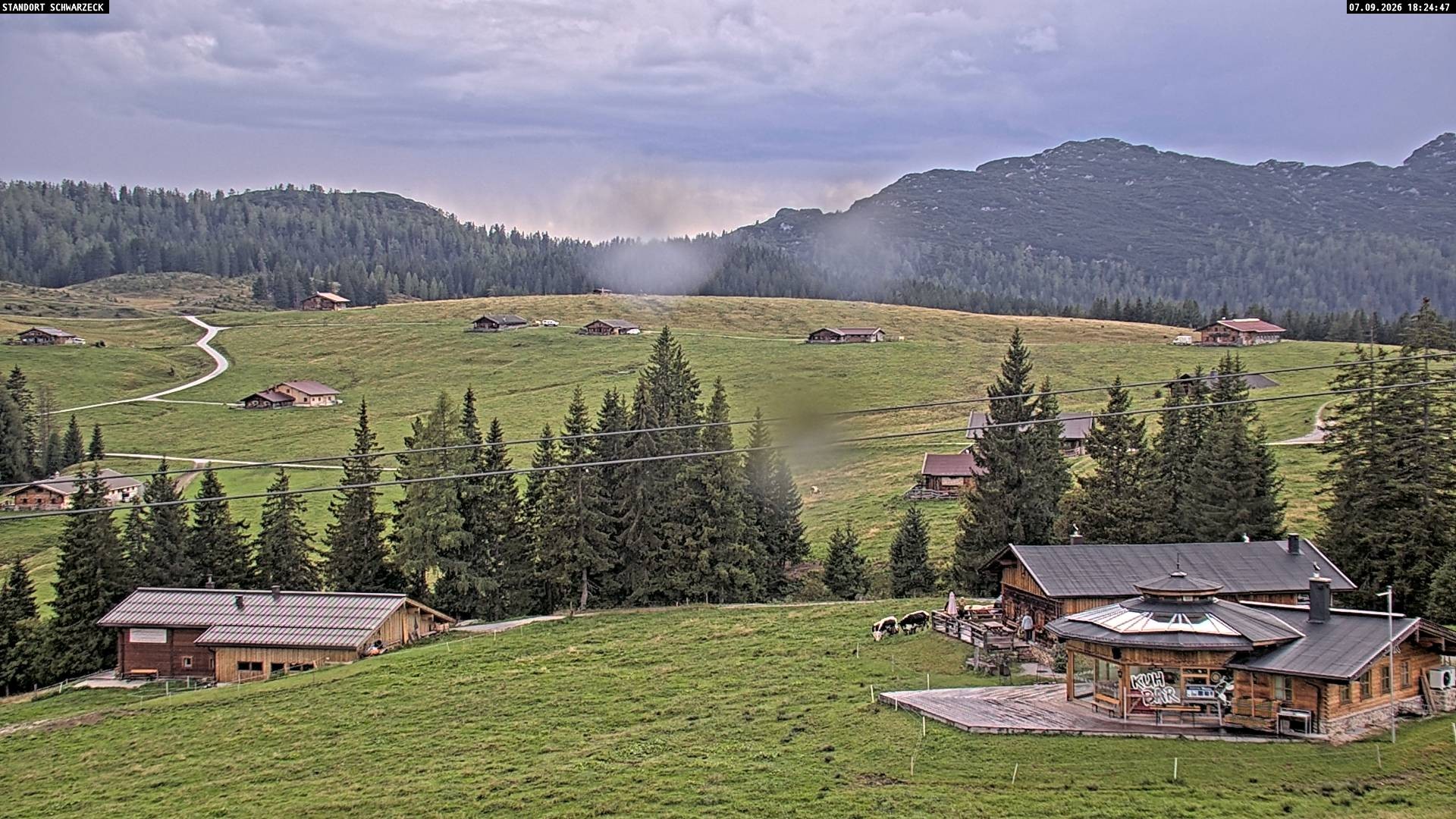 Archiv Foto Webcam Almenwelt Lofer: Rundwanderweg und Höhenloipe