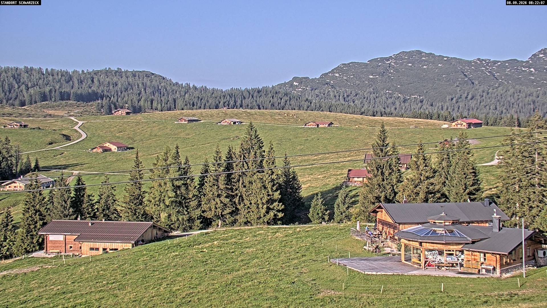 Archiv Foto Webcam Almenwelt Lofer: Rundwanderweg und Höhenloipe