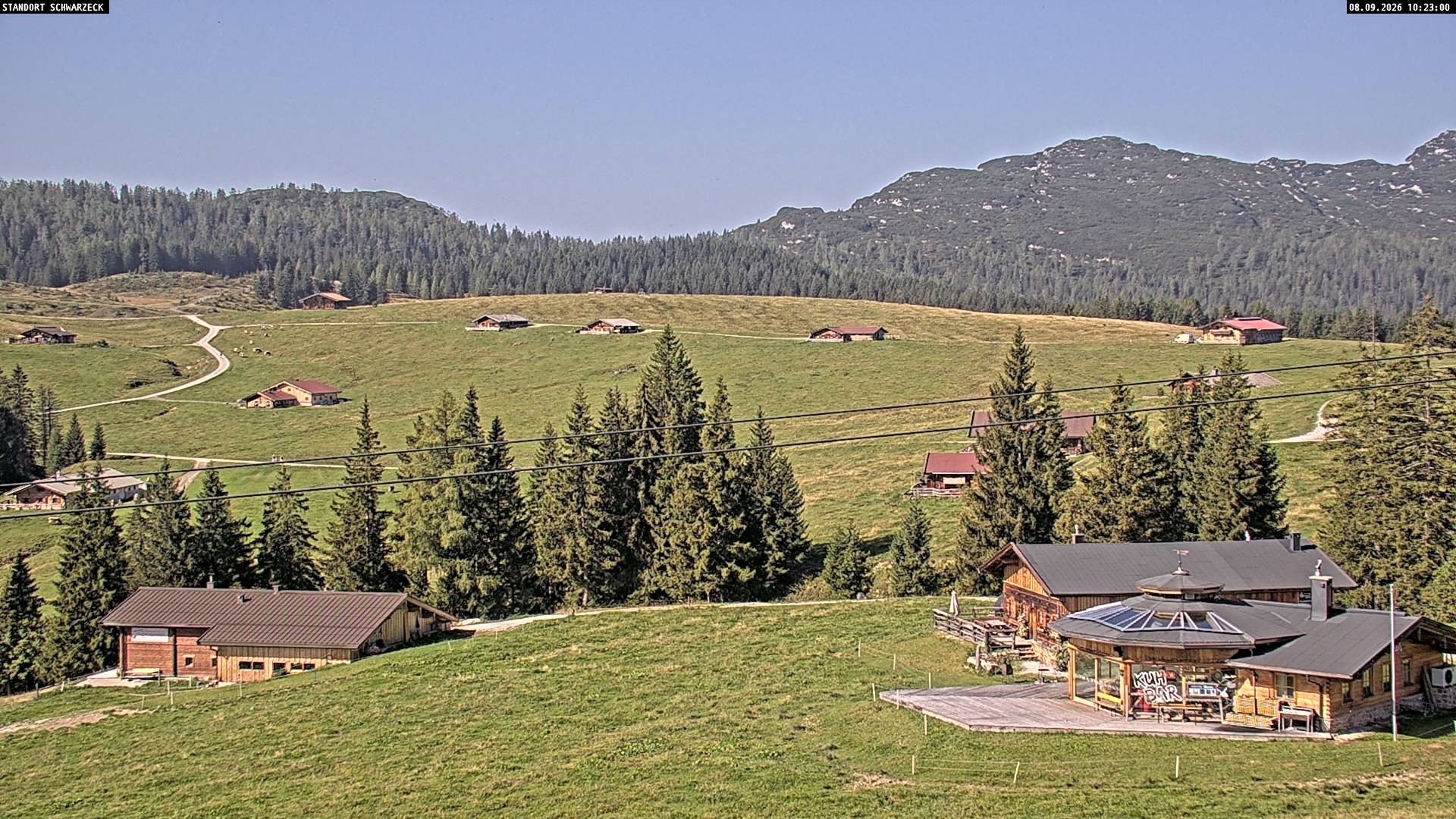 Archiv Foto Webcam Almenwelt Lofer: Rundwanderweg und Höhenloipe