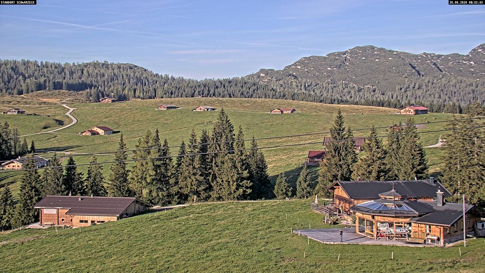 Archiv Foto Webcam Almenwelt Lofer: Rundwanderweg und Höhenloipe