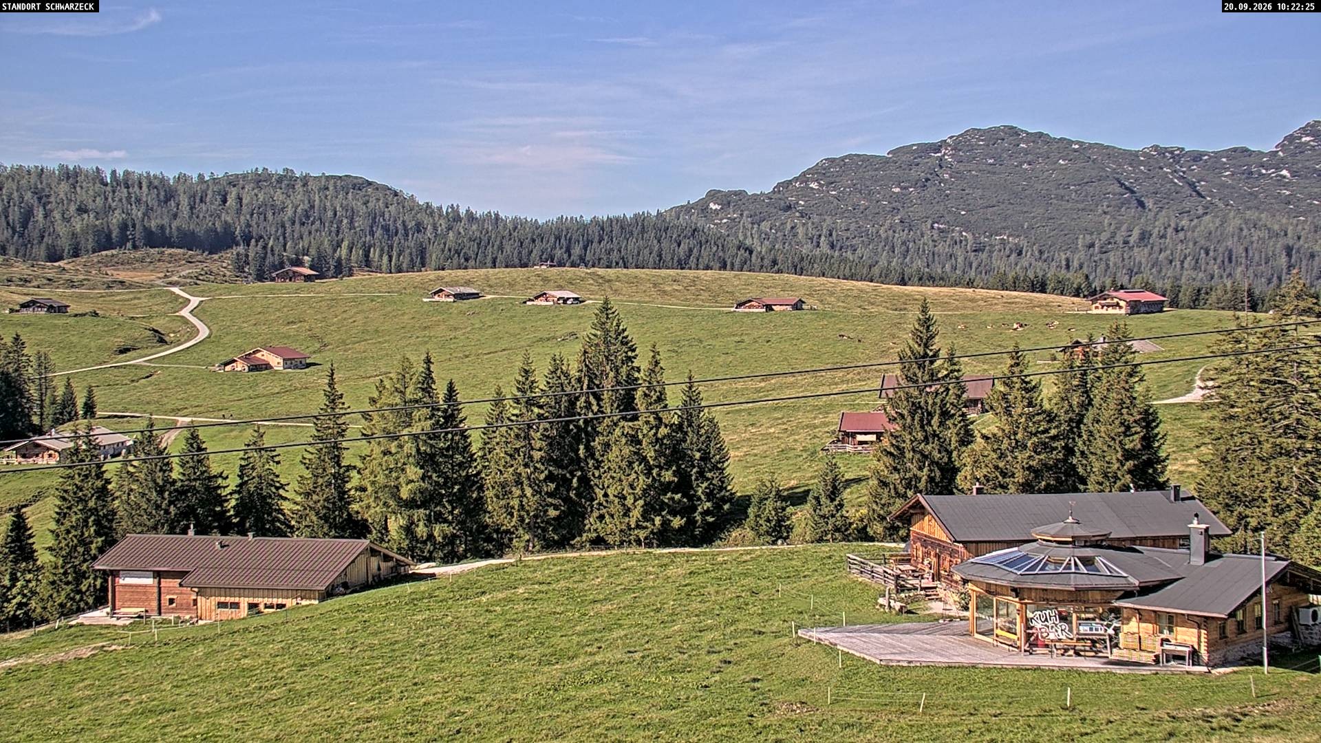 Archiv Foto Webcam Almenwelt Lofer: Rundwanderweg und Höhenloipe