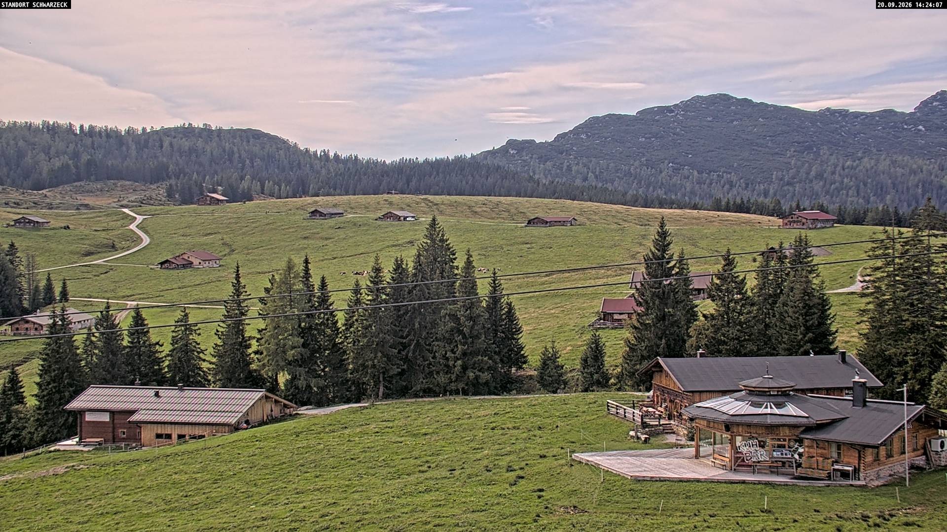 Archiv Foto Webcam Almenwelt Lofer: Rundwanderweg und Höhenloipe