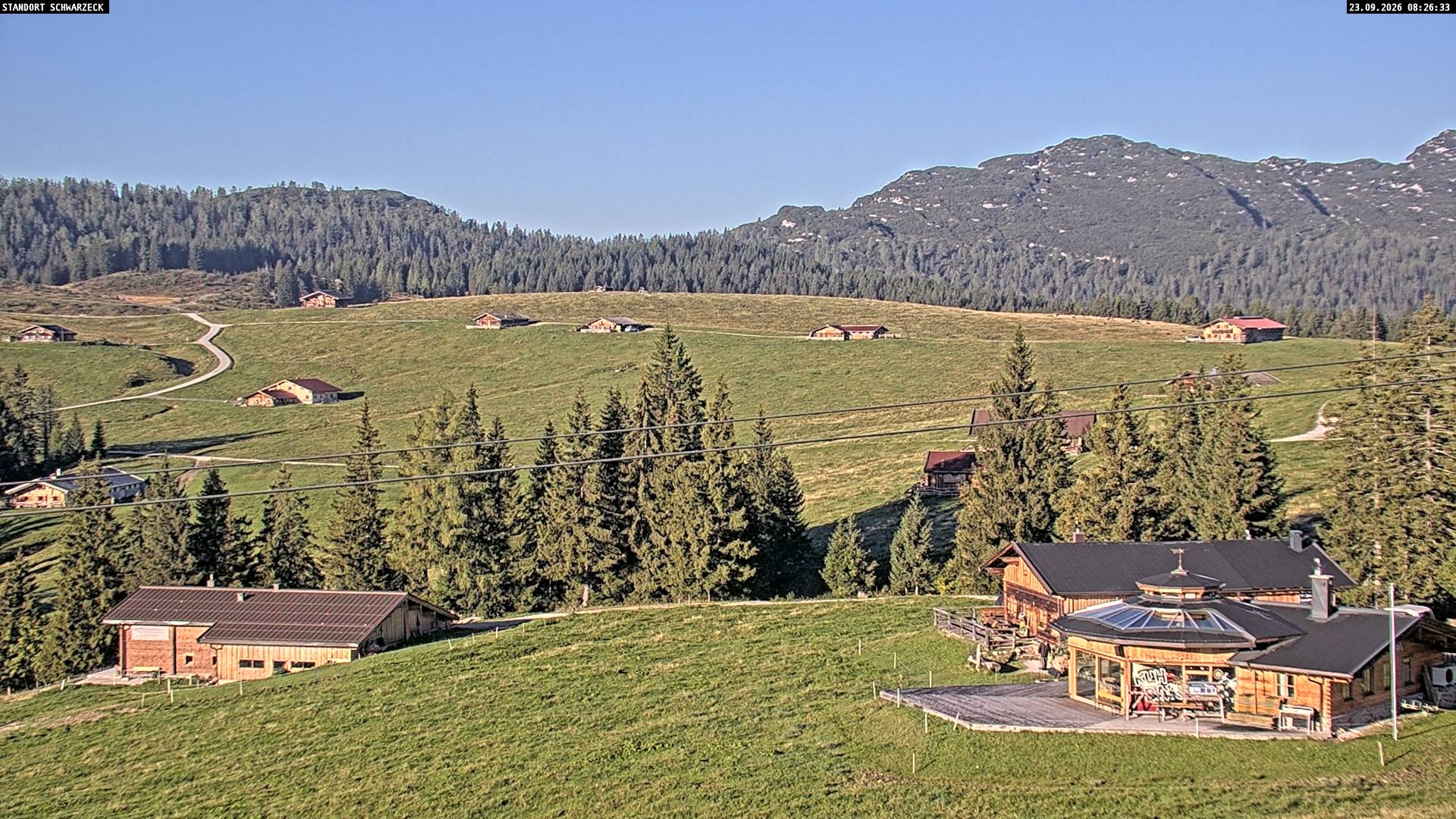 Archiv Foto Webcam Almenwelt Lofer: Rundwanderweg und Höhenloipe
